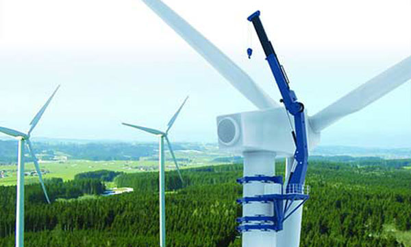 Wind power maintenance special crane 1