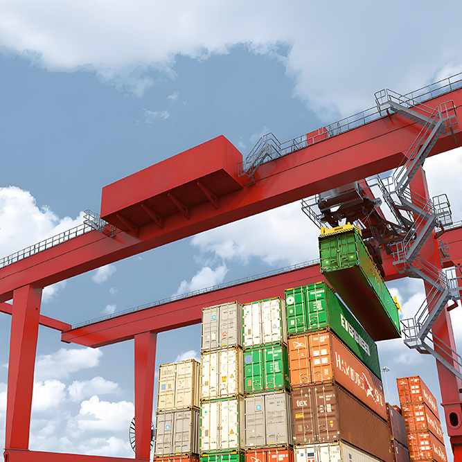 RTG/Rubber-tired Container Gantry Crane 3