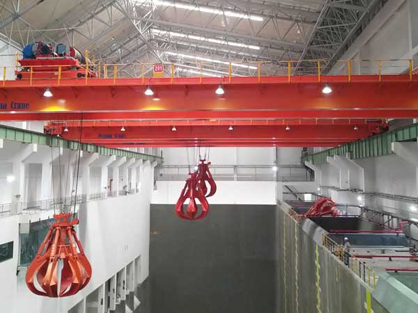 Grab overhead crane